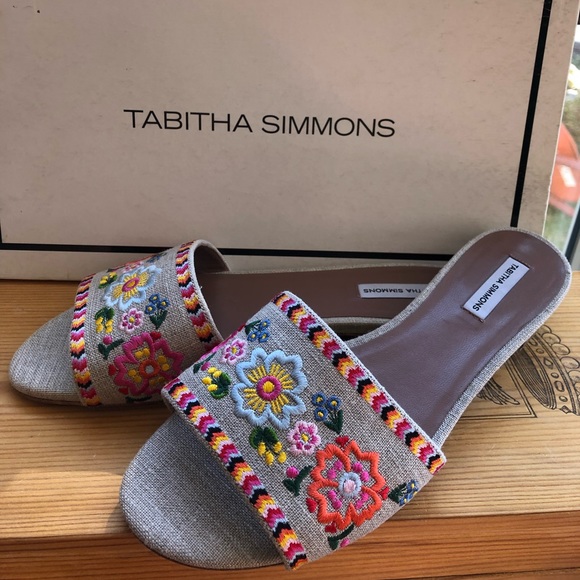 🆕 TABITHA SIMMONS Multicolored sandals ❤️ - Picture 7 of 8